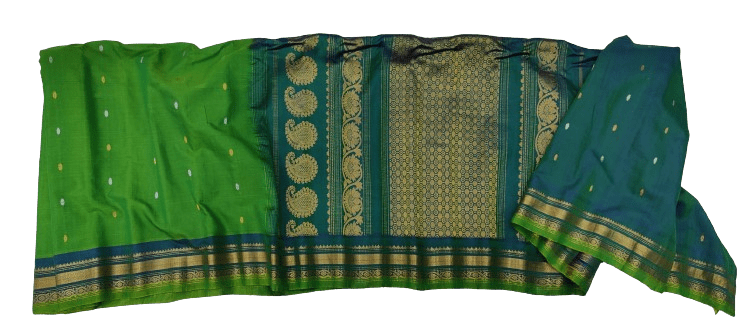 Gadwal Handloom Pure Sico Self Rich Pallu - GadwalHandloom