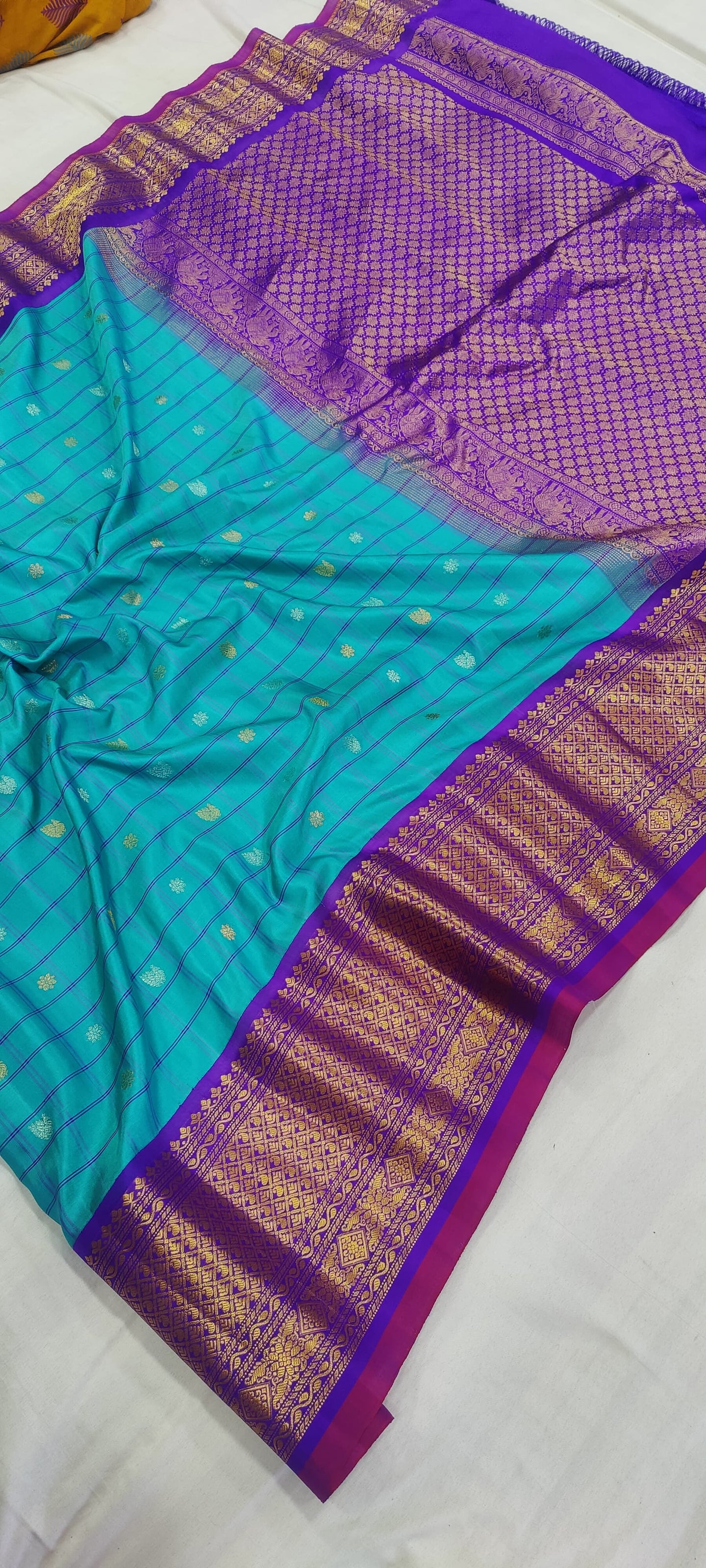 gadwalhandloom pure silk kanchi kuttu border -12