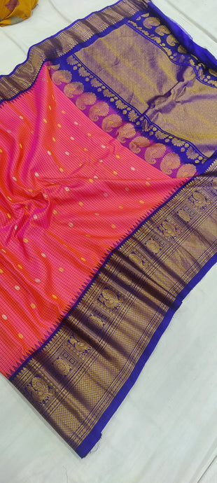 gadwalhandloom pure silk kanchi kuttu border -16