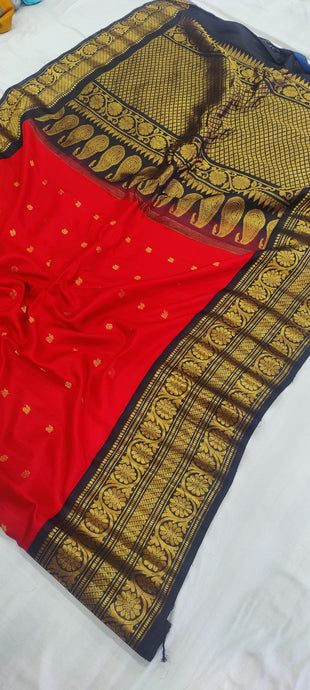 gadwalhandloom pure silk kanchi kuttu border -27