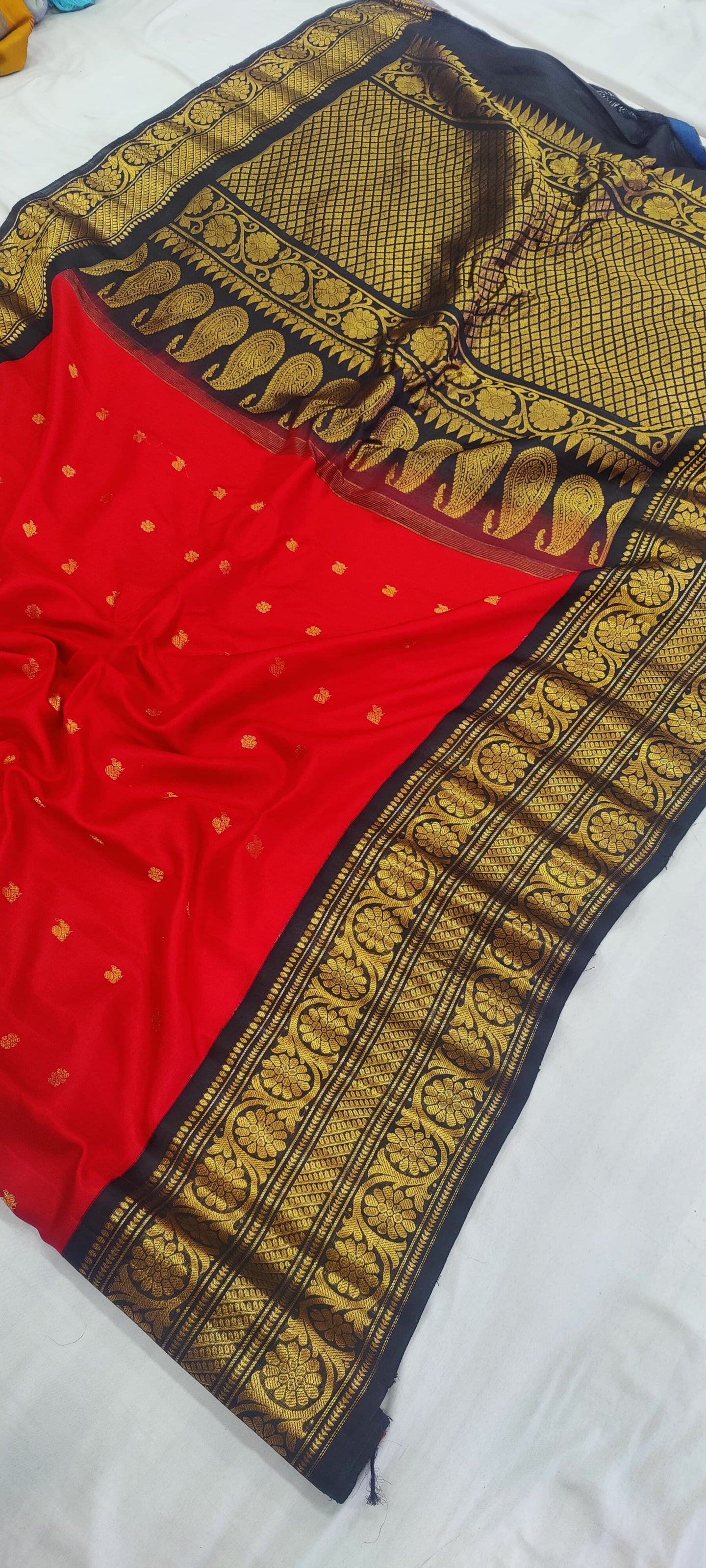 gadwalhandloom pure silk kanchi kuttu border -27