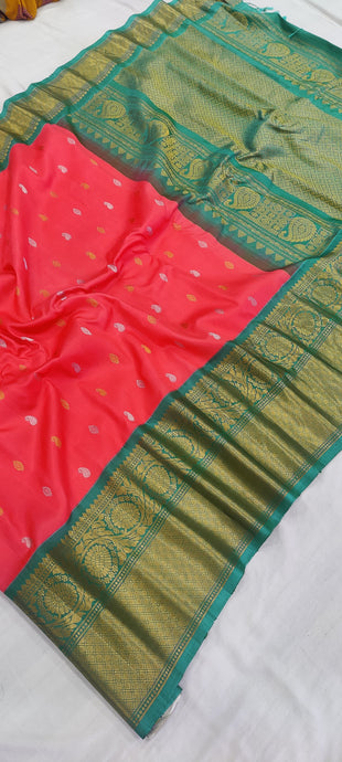 gadwalhandloom pure silk kanchi kuttu border -28