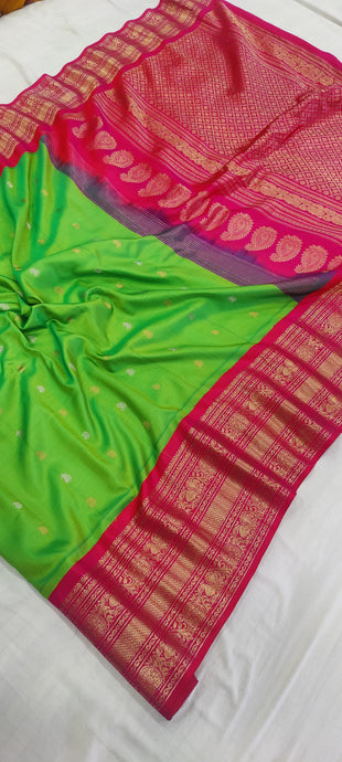 gadwalhandloom pure silk kanchi kuttu border -31