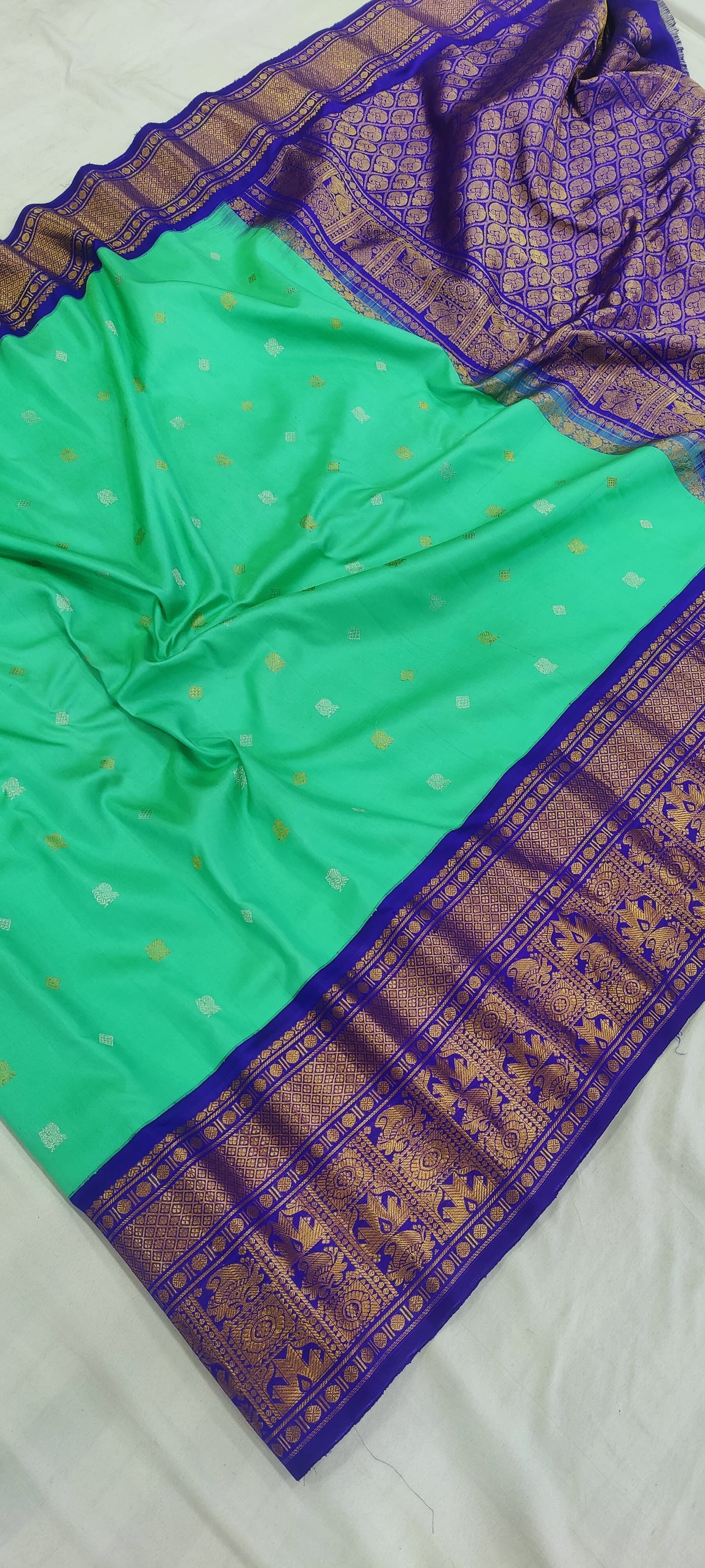 gadwalhandloom pure silk kanchi kuttu border -35