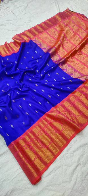 gadwalhandloom pure silk kanchi kuttu border -39