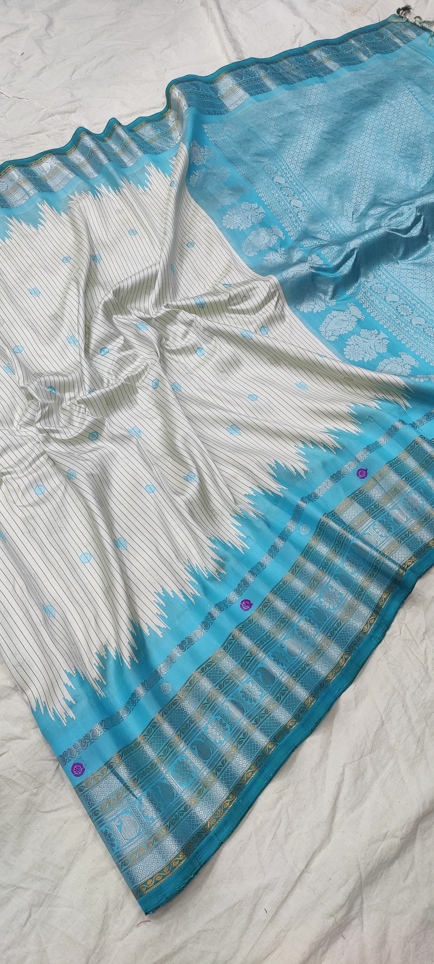 gadwalhandloom pure silk kanchi kuttu border -47