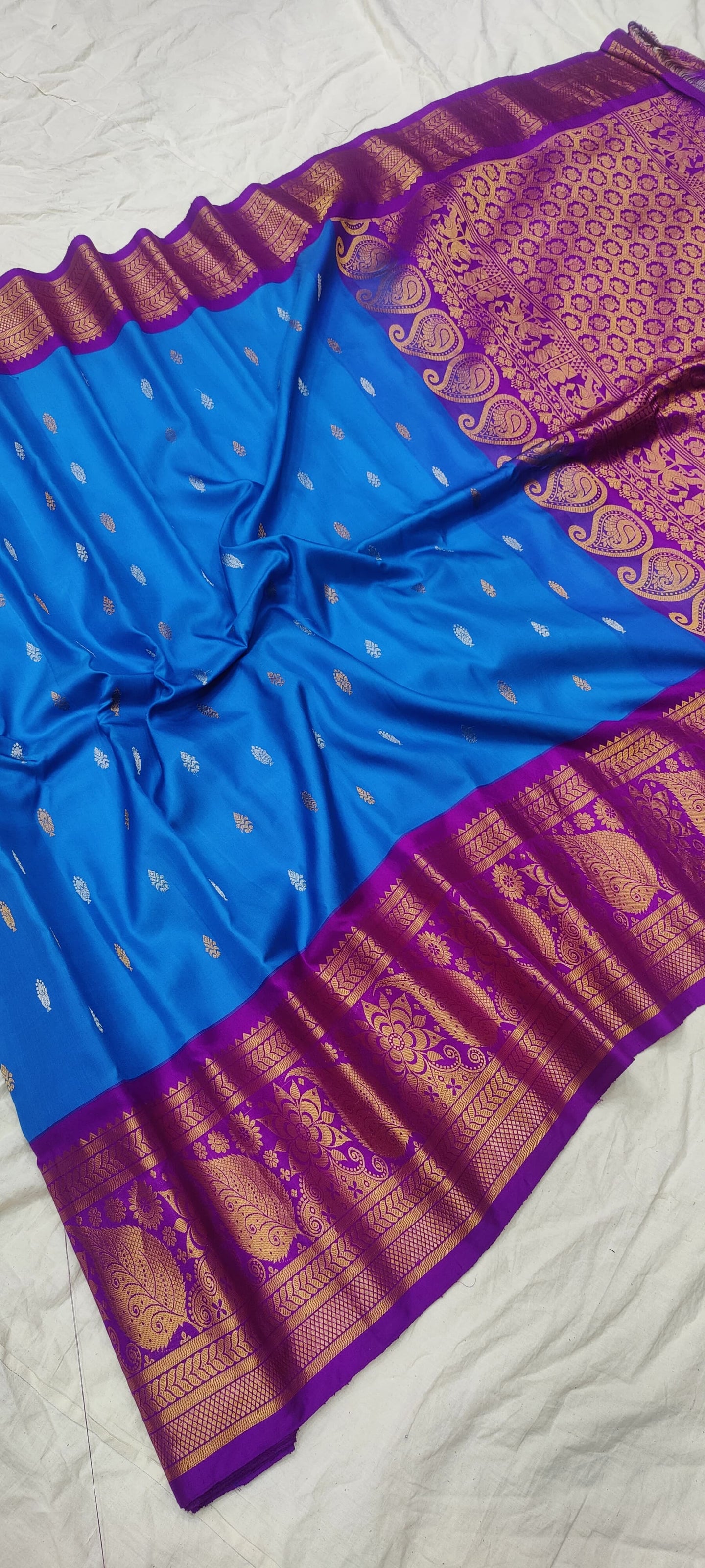 gadwalhandloom pure silk kanchi kuttu border -49