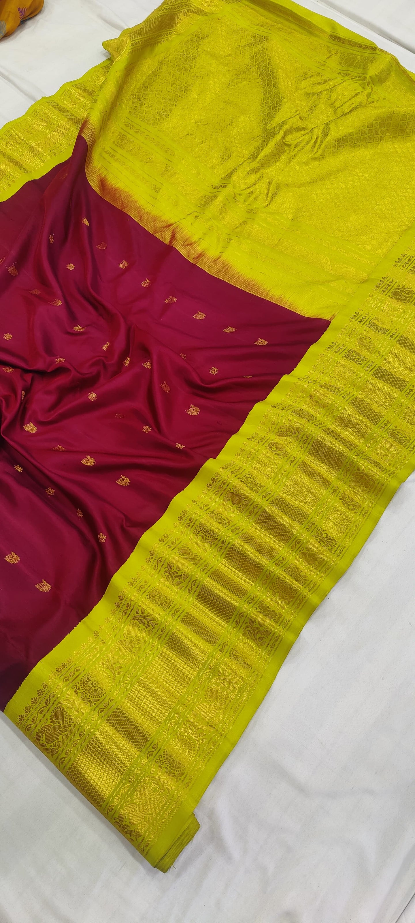 gadwalhandloom pure silk kanchi kuttu border -4