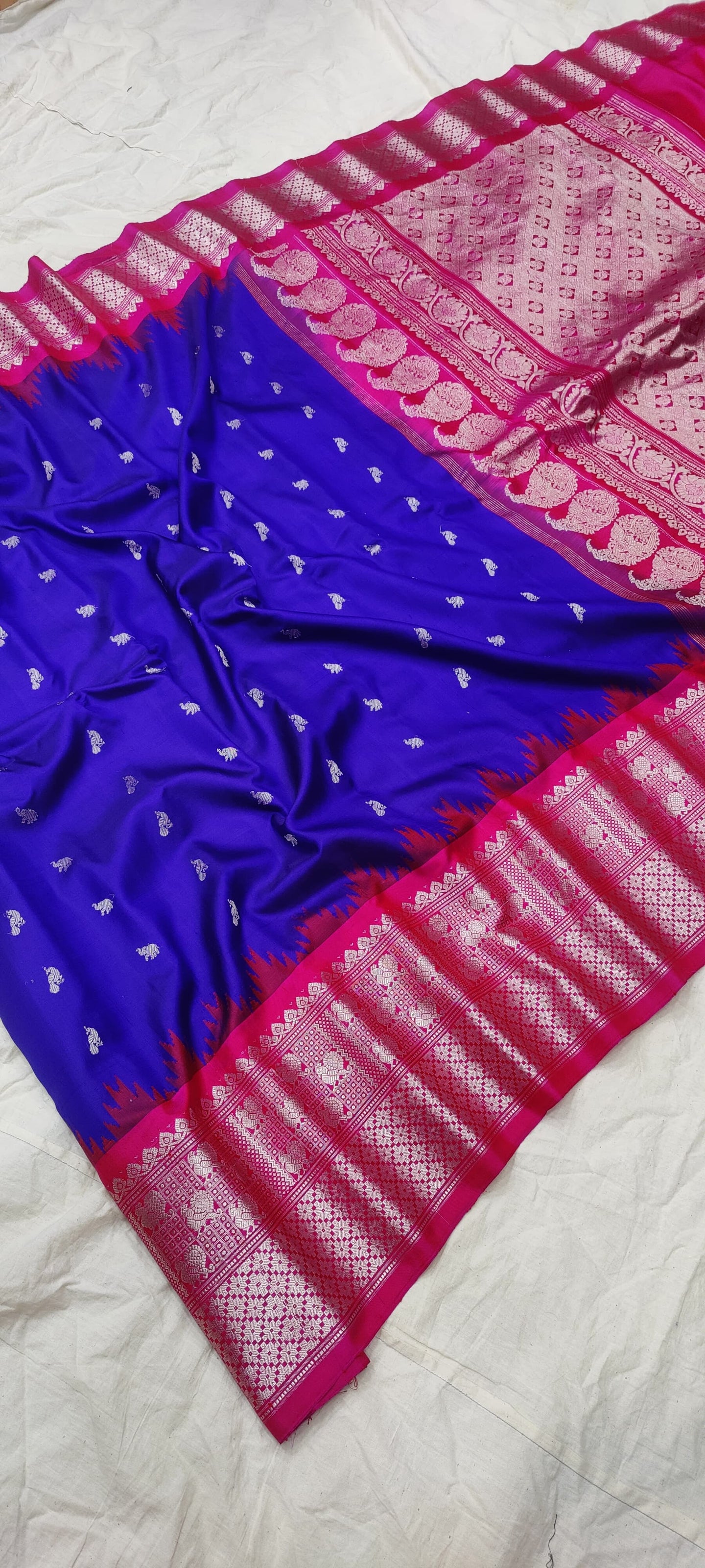 gadwalhandloom pure silk kanchi kuttu border -50