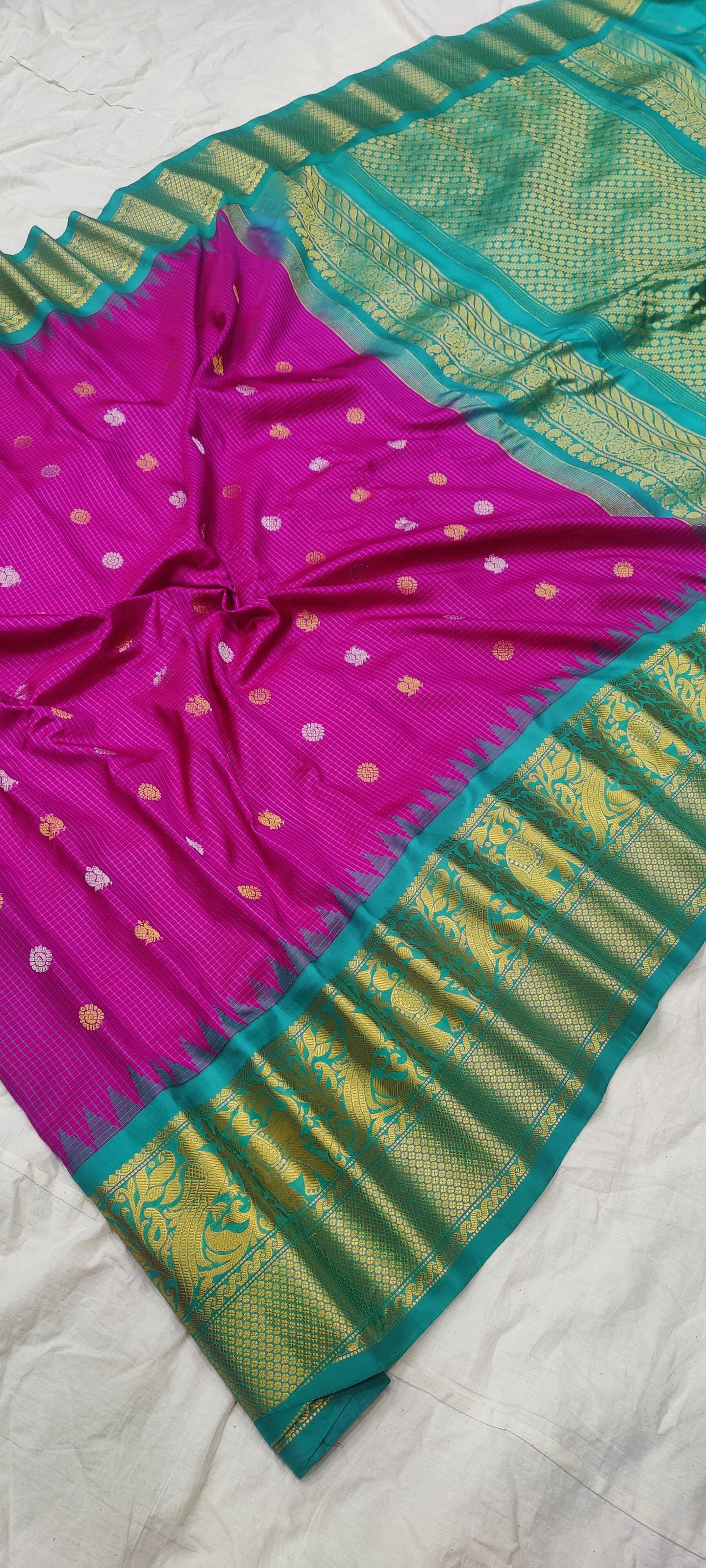 gadwalhandloom pure silk kanchi kuttu border -54