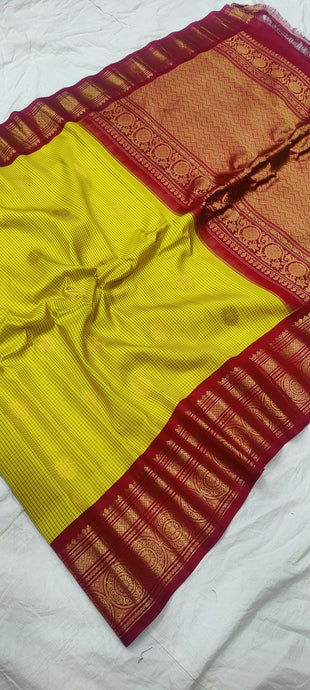 gadwalhandloom pure silk kanchi kuttu border -56