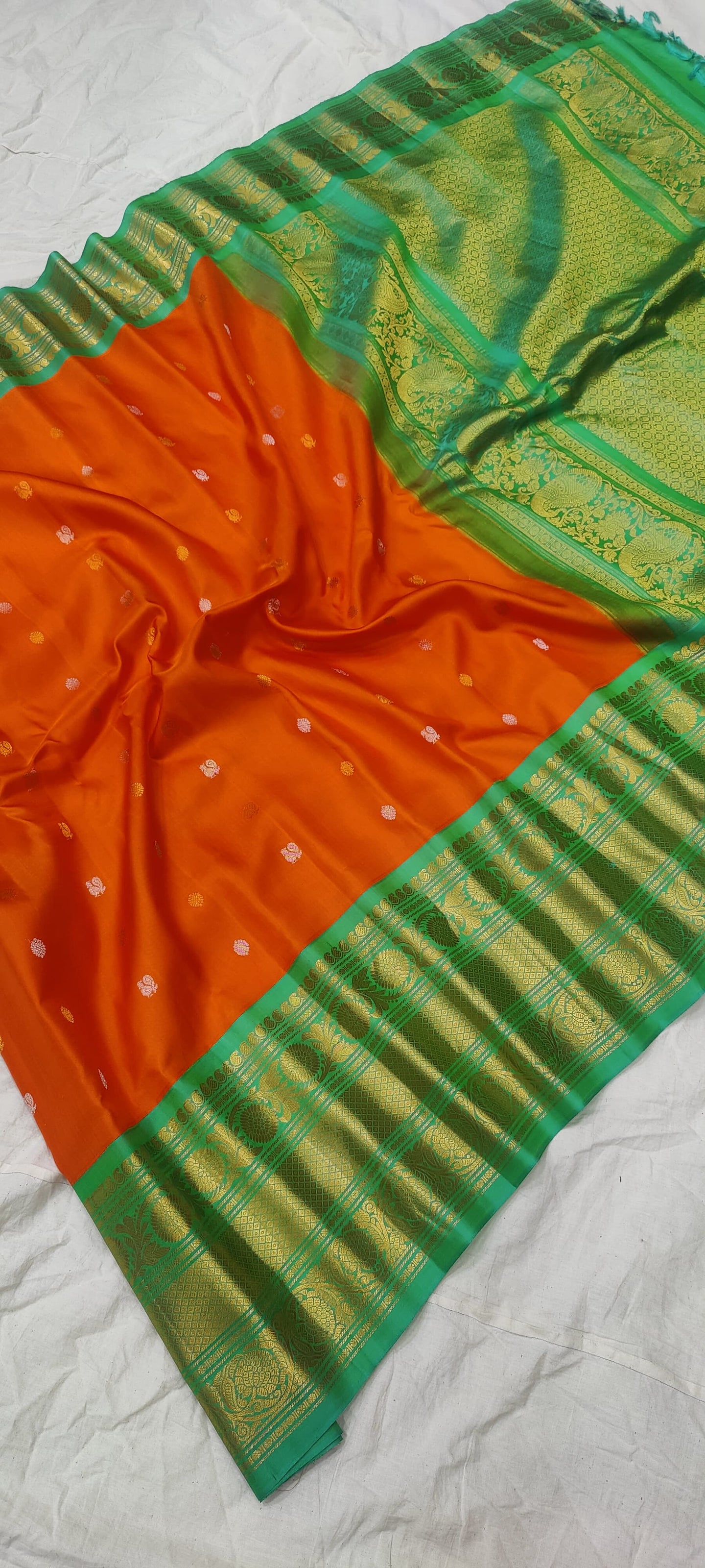 gadwalhandloom pure silk kanchi kuttu border -59