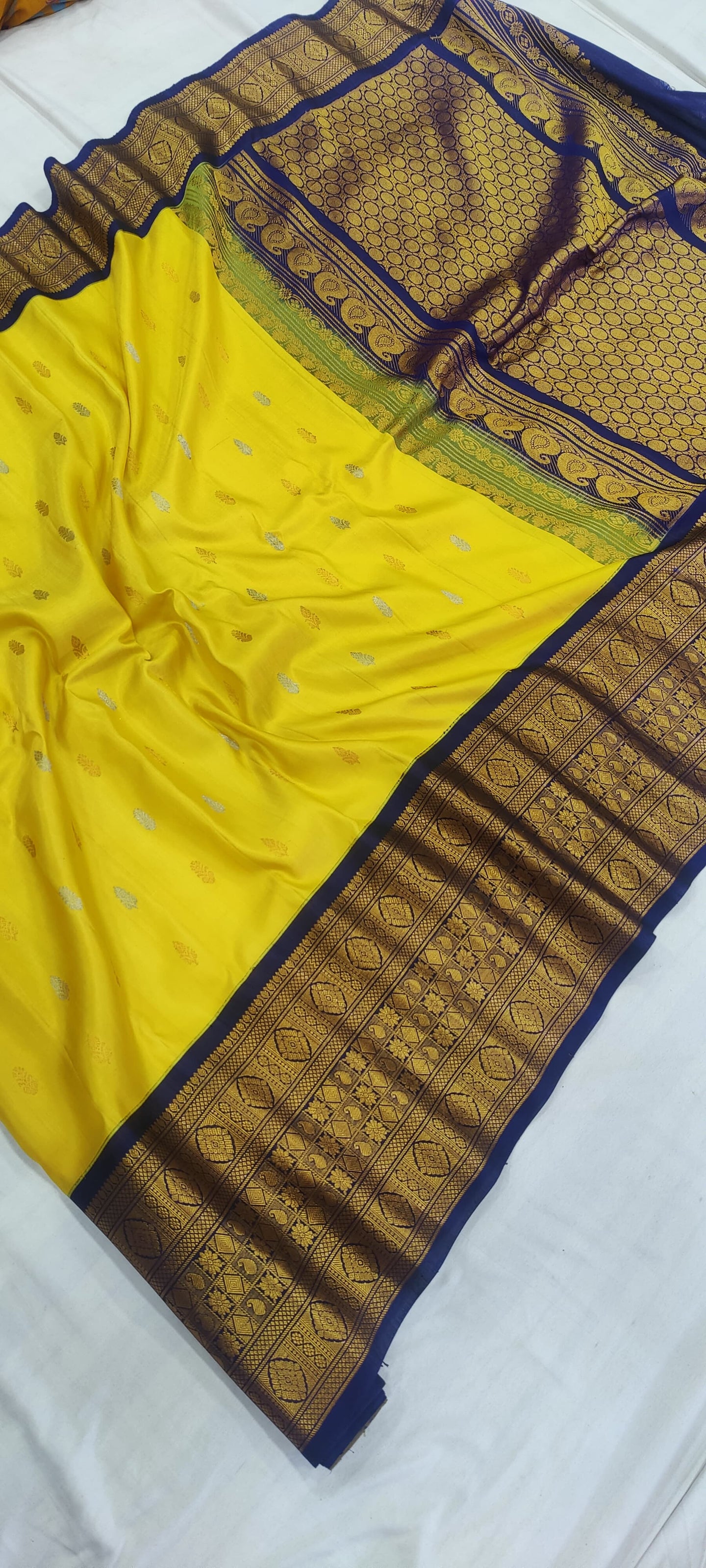 gadwalhandloom pure silk kanchi kuttu border -9