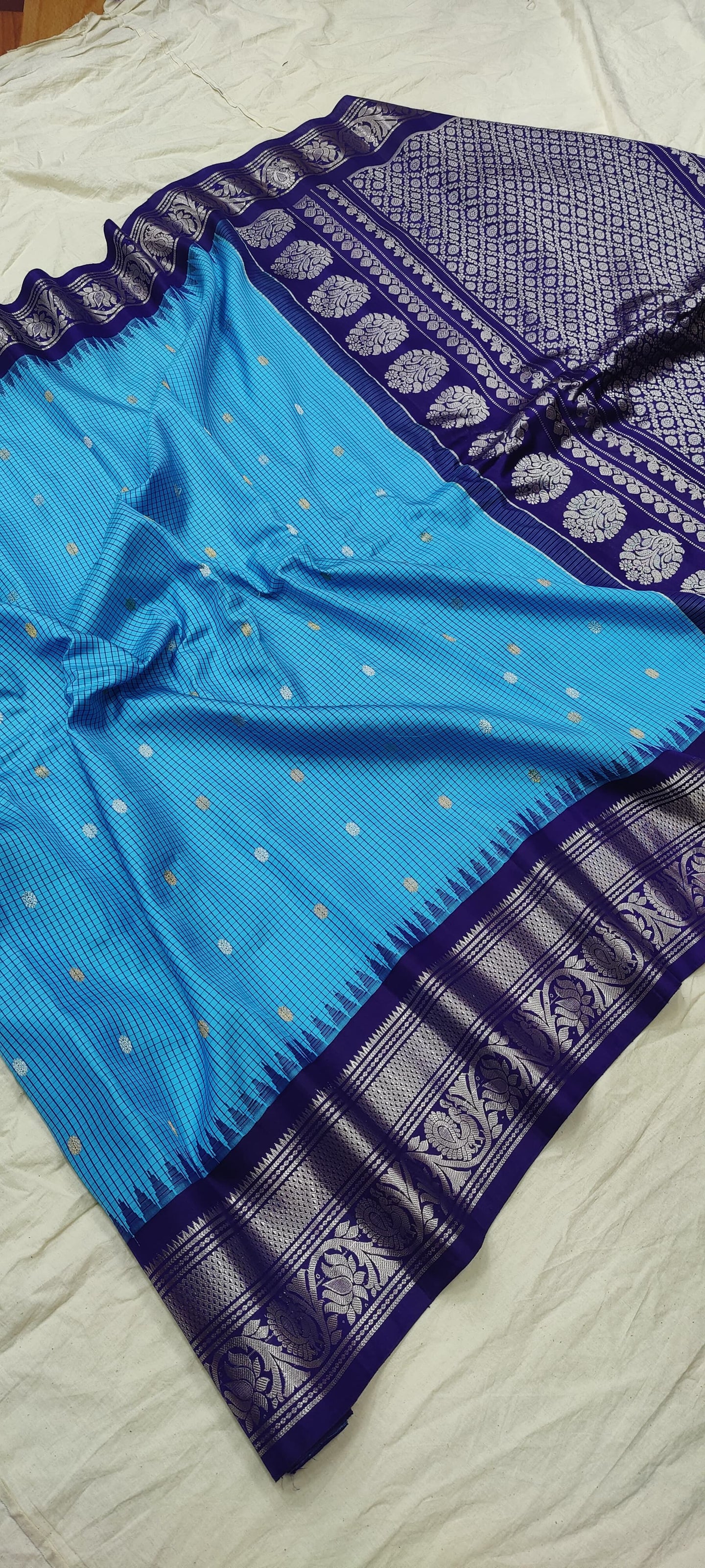 gadwalhandloompuresilk tradtional border-10