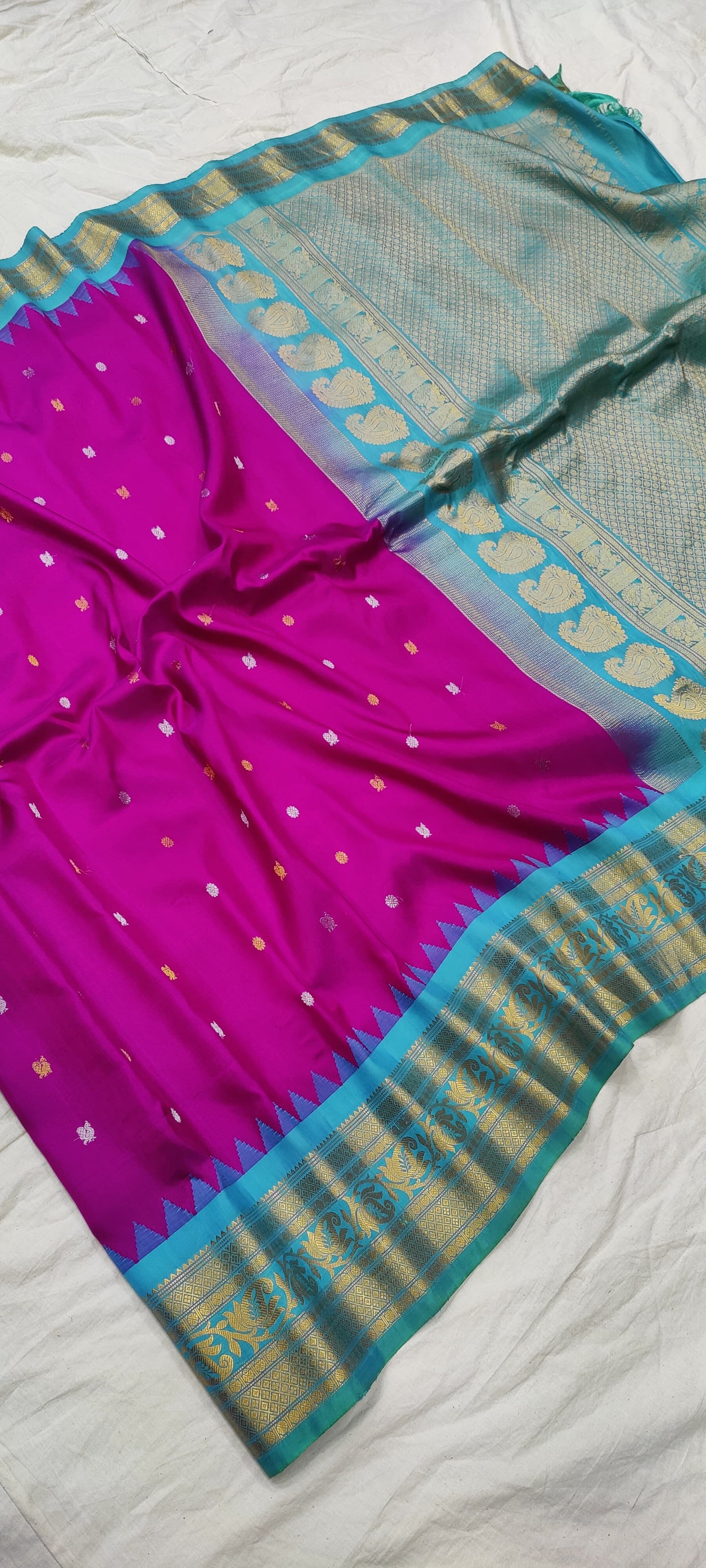 gadwalhandloompuresilk tradtional border-17