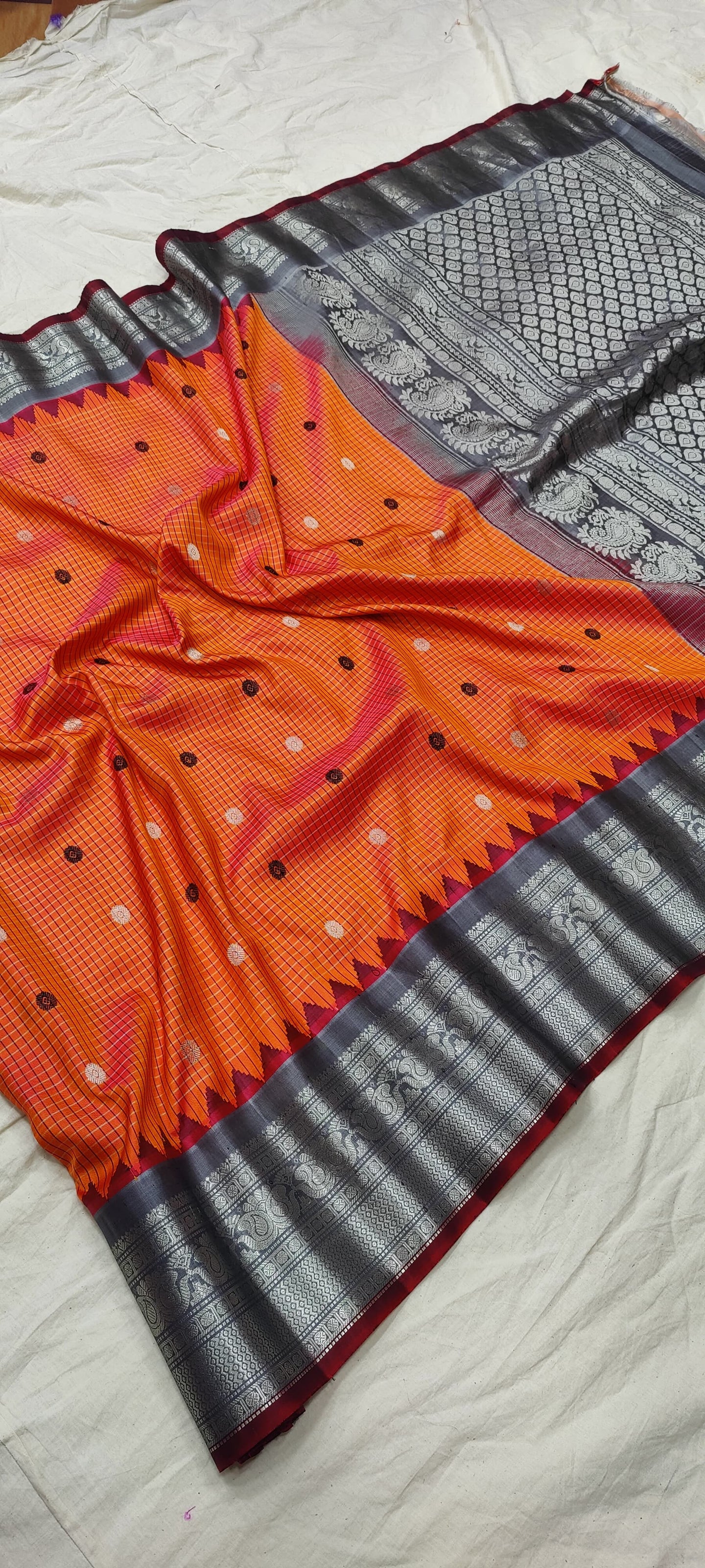 gadwalhandloompuresilk tradtional border-18