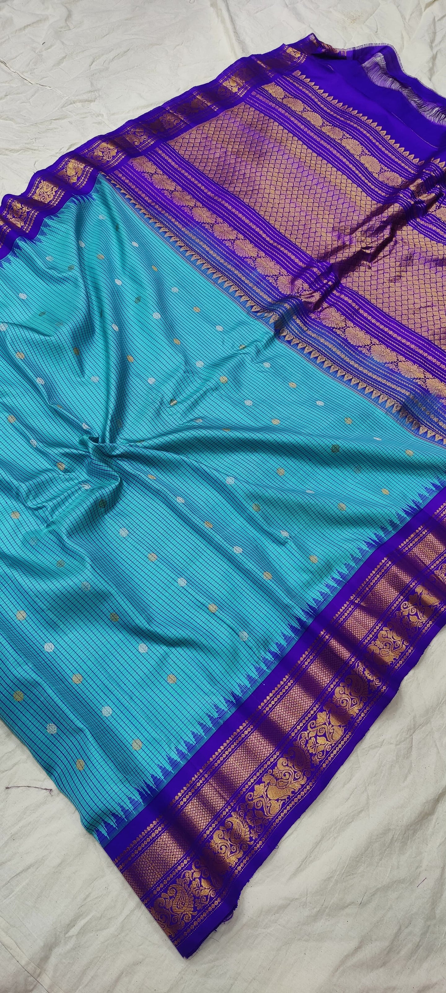 gadwalhandloompuresilk tradtional border-22