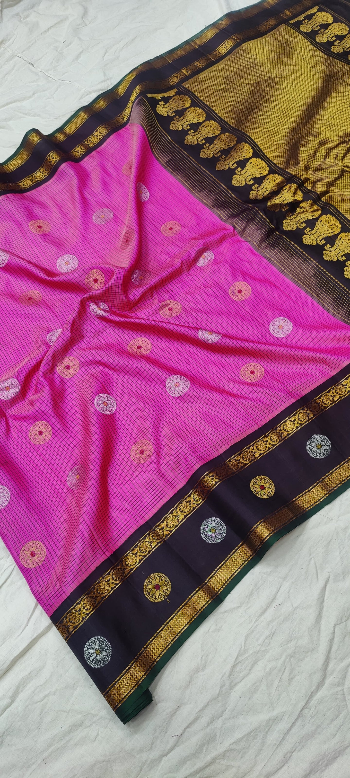 gadwalhandloompuresilk tradtional border-23