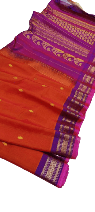 Gadwal Handloom Pure Sico Rich Pallu