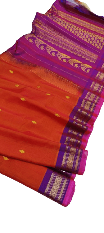 Gadwal Handloom Pure Sico Rich Pallu