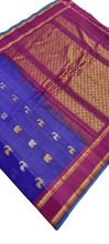 Load image into Gallery viewer, Gadwal Handloom Pure Sico Self Rich Pallu Spl Butta
