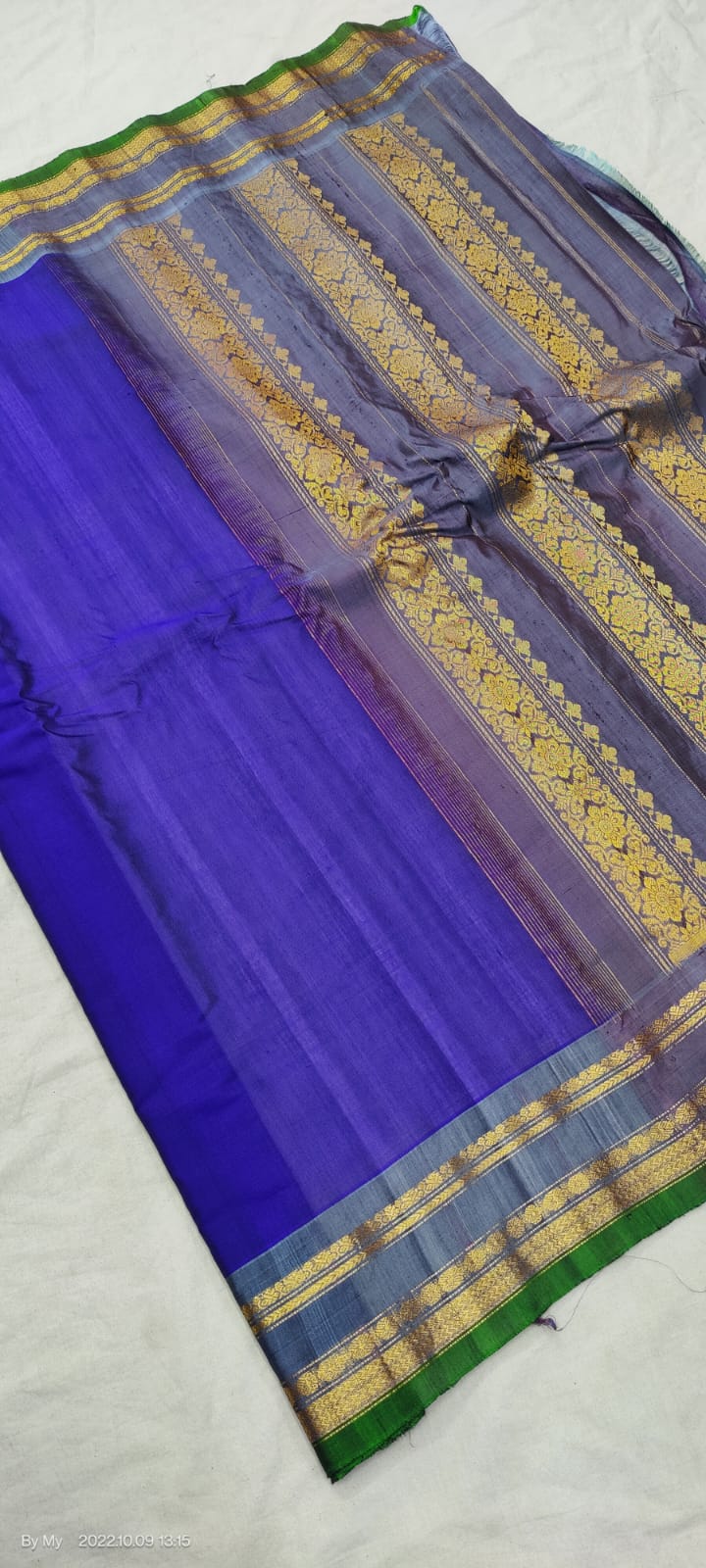 Gadwal Handloom Pure Sico Self - GadwalHandloom