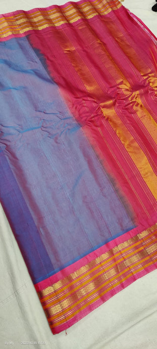 Gadwal Handloom Pure Sico Self - GadwalHandloom