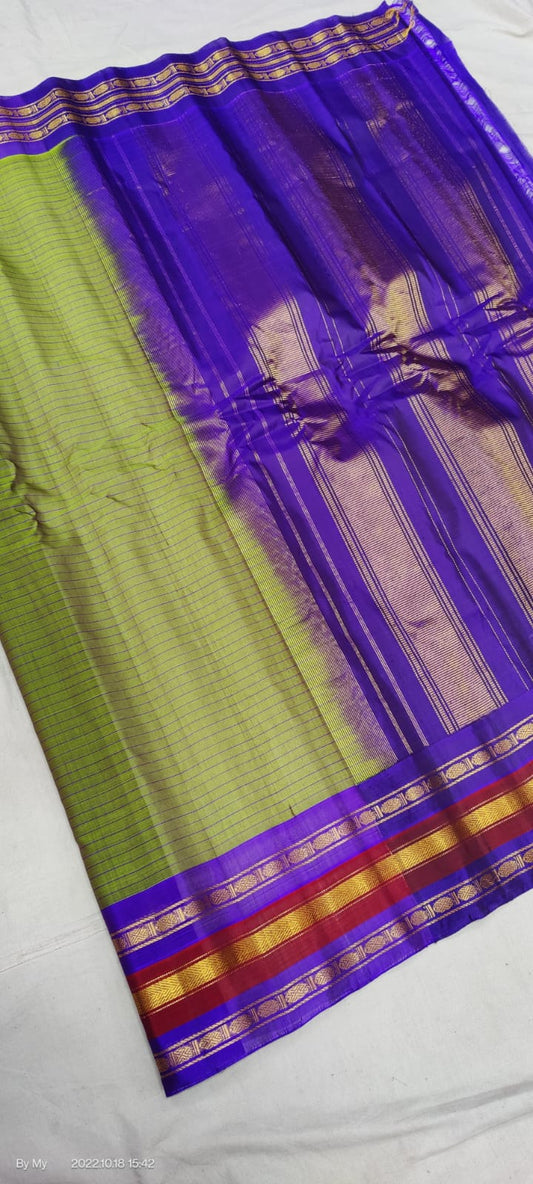 Gadwal Handloom Pure Sico Self - GadwalHandloom