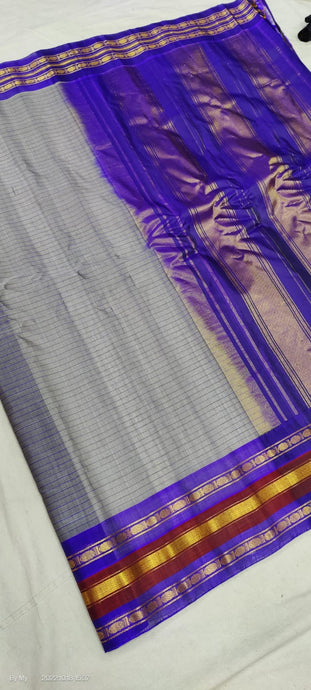 Gadwal Handloom Pure Sico Self - GadwalHandloom