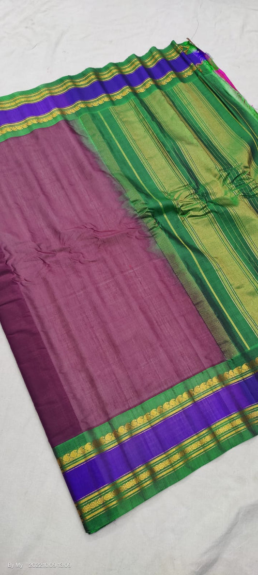 Gadwal Handloom Pure Sico Self - GadwalHandloom