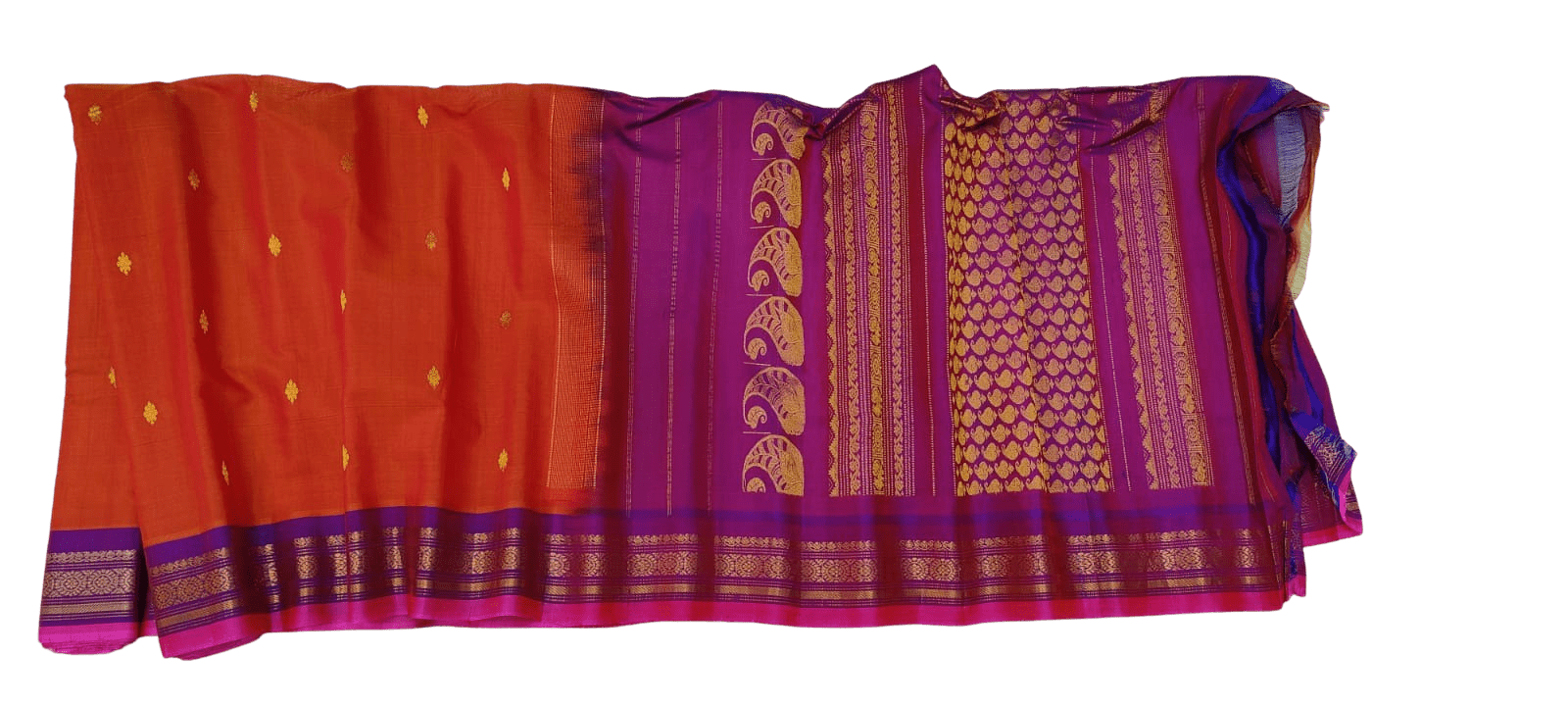 Gadwal Handloom Pure Sico Self Rich Pallu - GadwalHandloom