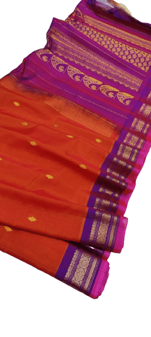 Gadwal Handloom Pure Sico Self Rich Pallu - GadwalHandloom