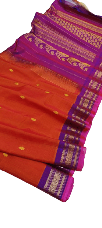 Gadwal Handloom Pure Sico Self Rich Pallu - GadwalHandloom