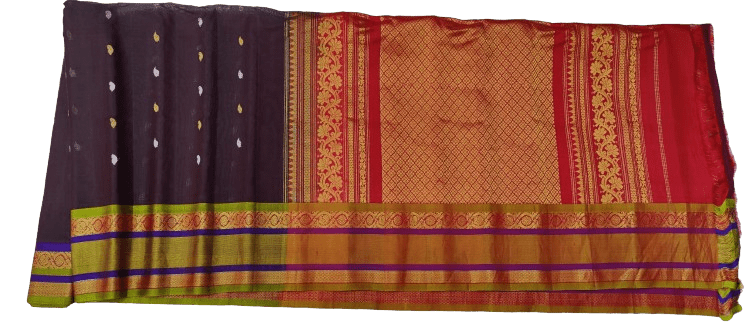Gadwal Handloom Pure Sico Self Rich Pallu - GadwalHandloom